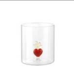 Bicchiere in vetro borosilicato 350 ml cuore sacro (2)